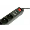 Gembird SPF5-C-10 Überspannungsschutz Schwarz 5 AC-Steckdose(n) 250 V 3 M