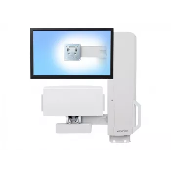 Monitorhalterung Ergotron 61-081-062 61 cm (24 Zoll) Wand Weiß