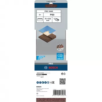 Bosch 2 608 606 070 Schleifzubehör 3 Stück Schleifband
