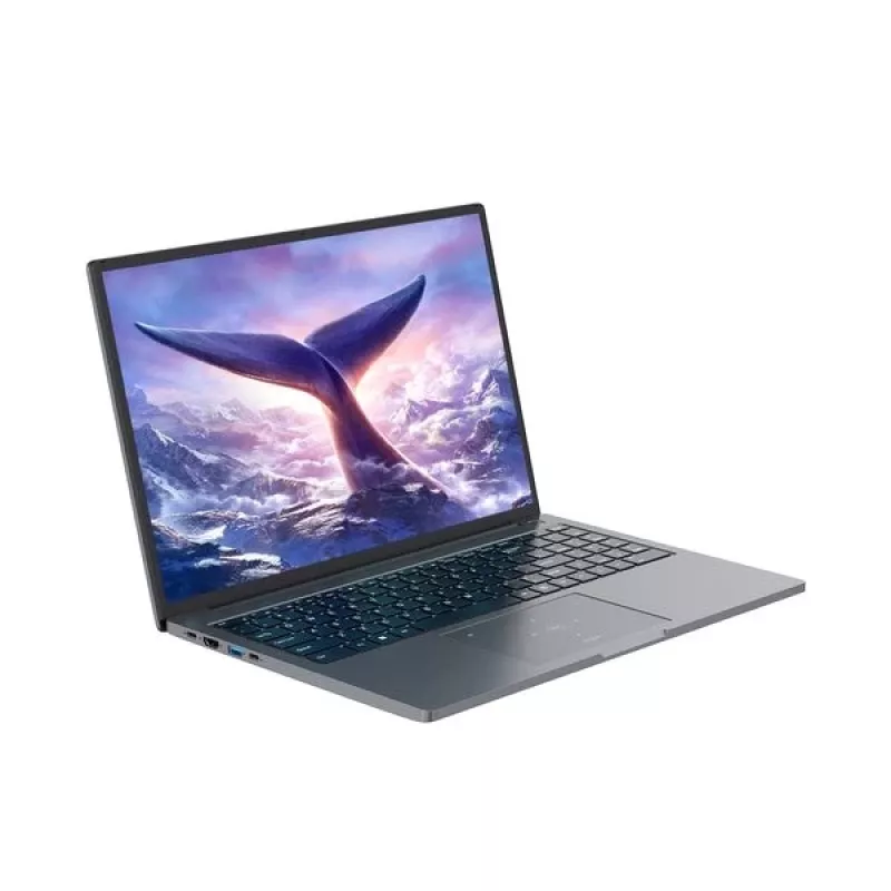 Laptop BLACKVIEW GamiBook-8 — 16 Zoll WUXGA IPS, AMD Ryzen 7 7735HS 8‑Kern 4,75 GHz, 32 GB DDR5, 1 TB SSD, Radeon 680M, Windows 11 Pro, Sternengrau