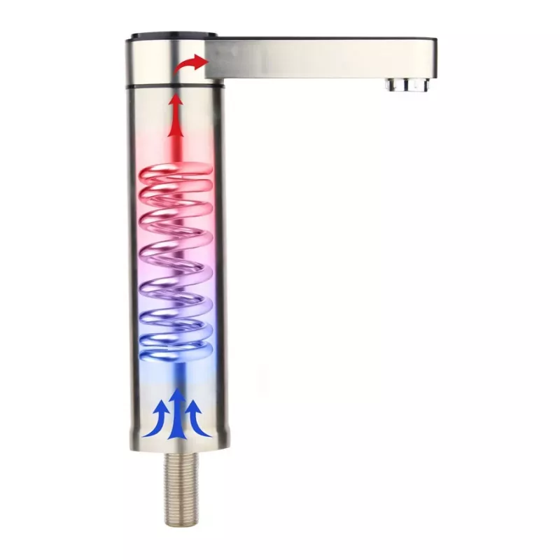 Elektrischer Warmwasserbereiter NOVEEN IWH960 3000W Edelstahl, Tischgerät, LED-Anzeige, IPX4