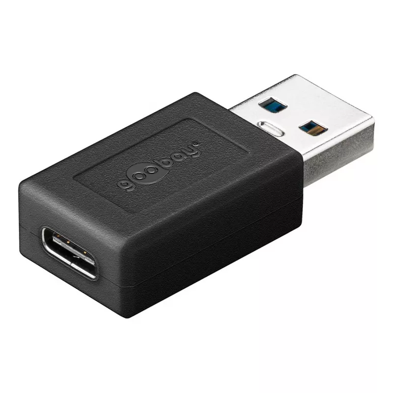 Goobay 45400 USB 3.2 1st Gen Adapter USB-A-Stecker auf USB-C-Buchse Su