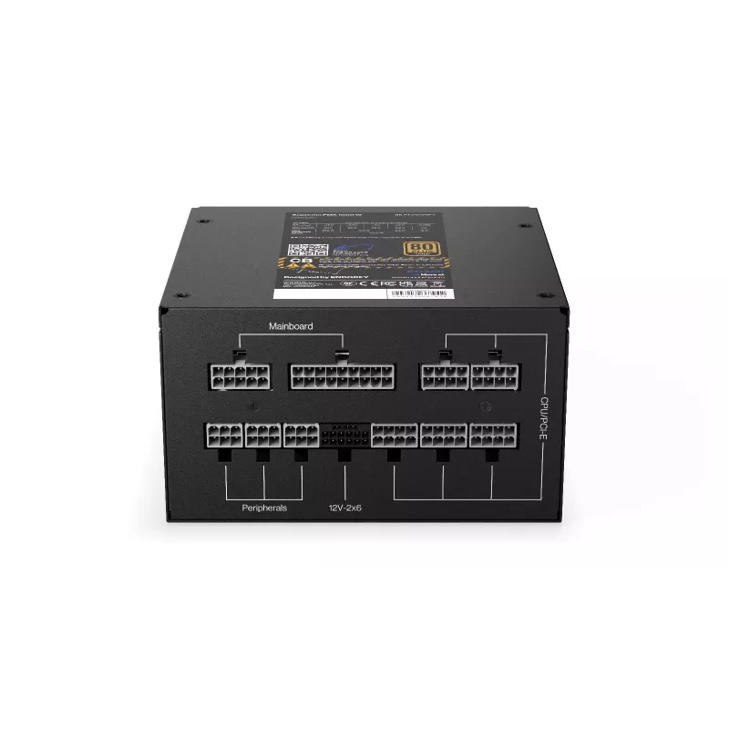 Netzteil Endorfy Supremo FM6 1000W, 80 PLUS Gold, ATX 3.1, Modular, Schwarz