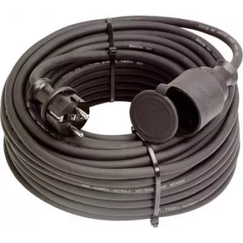 Verlängerungskabel AS Schwabe 60335 — 16 A, 15 m, schwarz