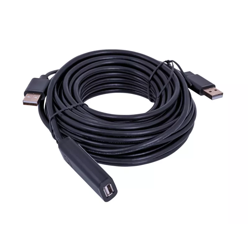 UNITEK Y-278 USB-Kabel USB 2.0 10 m 2 x USB A USB A Schwarz