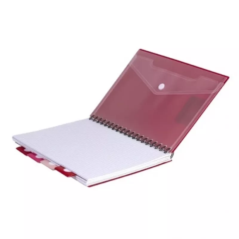 Spiralblock A5 Coolpack Rot