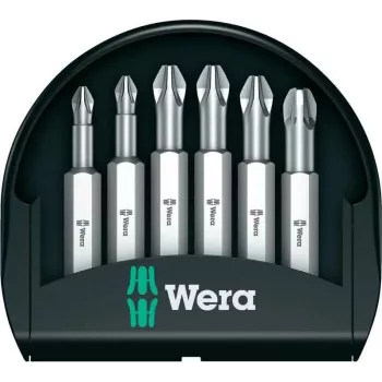 Wera Phillips-PZ Bits Mini-Check PZ 50 mm 6-teilig. (05056471001)