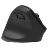 Ergonomische Linkshänder-Funkmaus, Dual WL+BT Akku