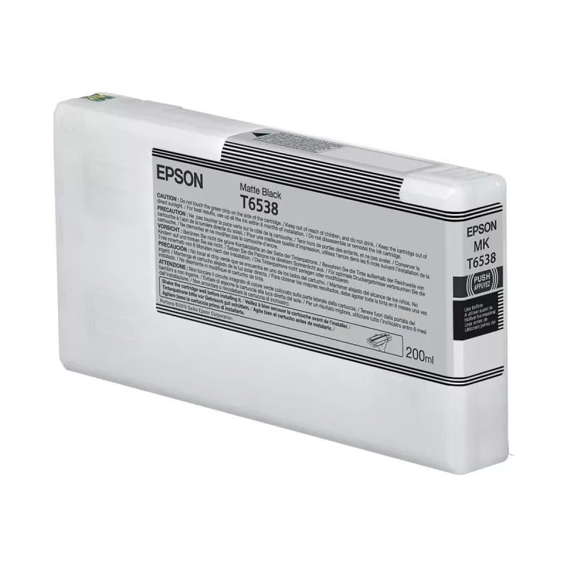 Tintenpatrone Epson C13T65380N mattschwarz 200 ml Original Einzelpack
