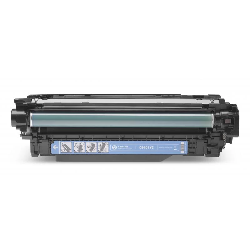 HP 507A - CE401YC - CQ - geöffneter Karton - Projektverpackung - Toner Cyan