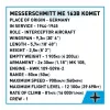 Bausteine Messerschmitt Me 163B Komet 543 Teile