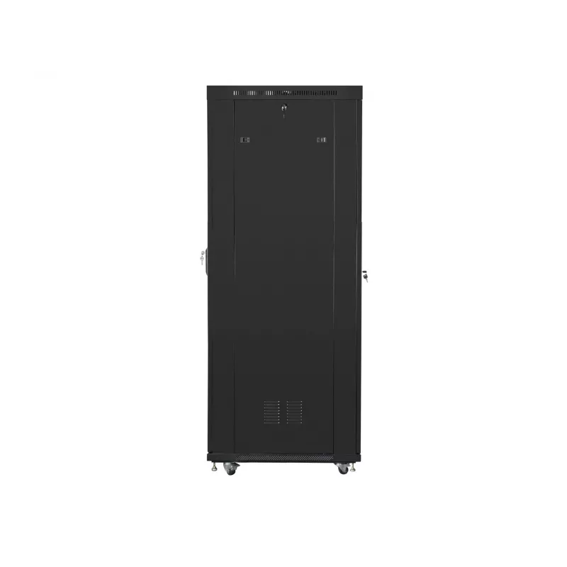 Lanberg FF01-8227-23BL Rack-Schrank 27U Standschrank Schwarz