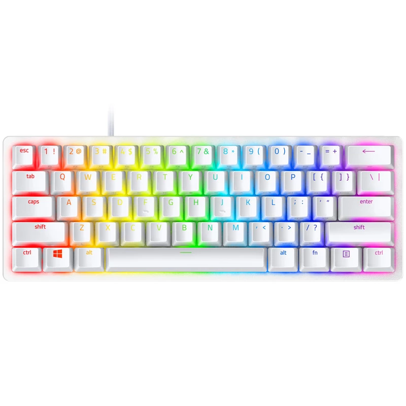 Razer Huntsman Mini Tastatur Gaming USB QWERTY Englisch Weiß
