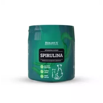 HOLISTA Spirulina - Nahrungsergänzung für Hunde und Katzen - 100g
