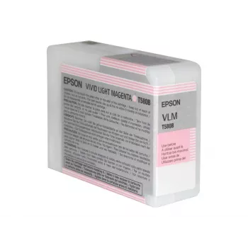 Epson Singlepack Vivid Light Magenta T580B00, Vivid light Magenta, Pigmentbasierte Tinte, 80 ml, 1 Stk.