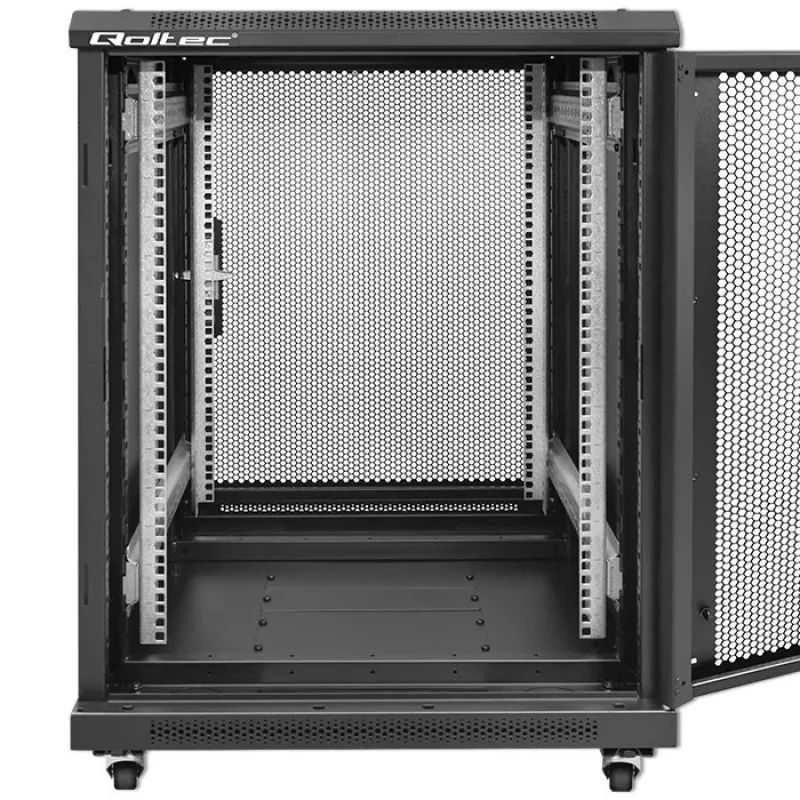 19-Zoll-Rack-Schrank QOLTEC 54519 15U – Netzwerk-/Server-Gehäuse, 15U Höhe, 19-Zoll-Montage
