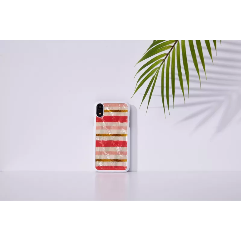 Schutzhülle iKins für iPhone XR — Short Cake Design, weiß