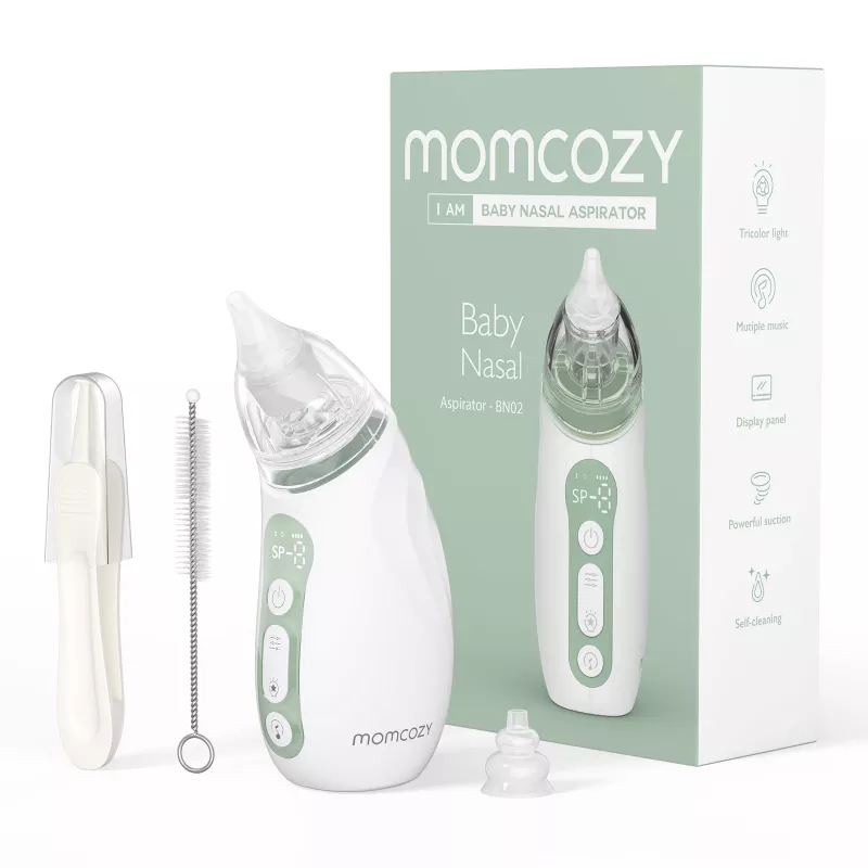 Momcozy BN02 Grüner Baby-Nasenabsauger