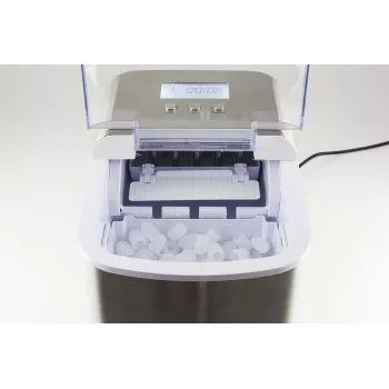Caso | Eiswürfelmaschine | IceChef Pro | 120 W | Fassungsvermögen 2,2 L | Edelstahl