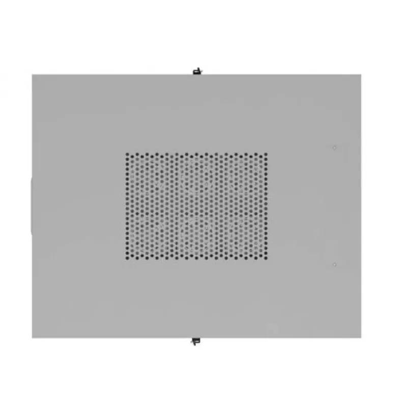Rack-Schrank LANBERG FF01-8047-12SL 47U 800x1000 mm grau mit vorderen und hinteren Glastüren und Platz für LCD-Panel