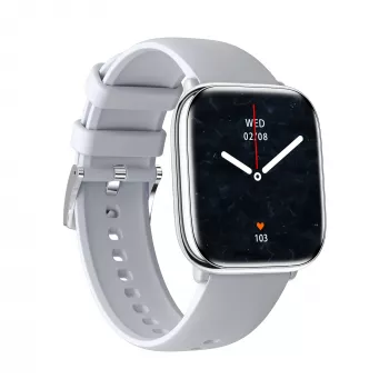 myPhone Watch Pastel 4,45 cm (1,75 inch) AMOLED 40 mm Digital 390 x 450 Pixel Touchscreen Silber