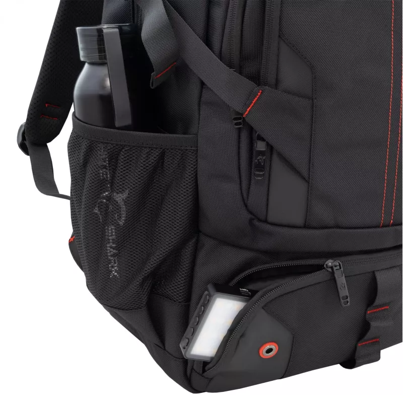 Rucksack White Shark VOYAGER GBP-012 — schwarz, strapazierfähiges wasserabweisendes Design