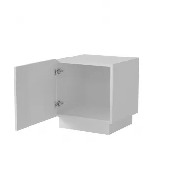 Nachttisch Cama 2 Stk. LIVERTI 45x42x47 cm Weiß MDF/Spanplatte