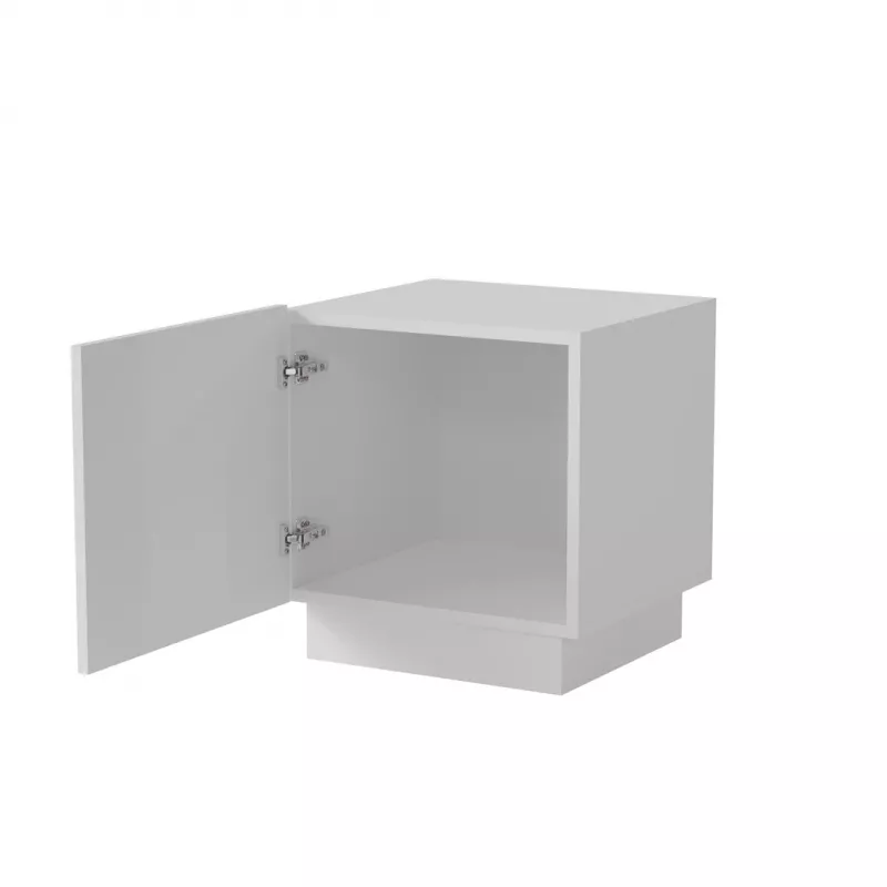 Nachttisch Cama 2 Stk. LIVERTI 45x42x47 cm Weiß MDF/Spanplatte