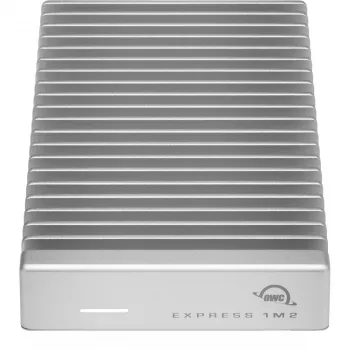 Other World Computing OWC Express 1M2 - Speichergehäuse - M.2 NVMe Card - USB4 - Silber (OWCUS4EXP1M2)