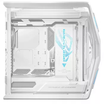 ASUS ROG GR701 Hyperion White, PC, Weiß, ATX, EATX, micro ATX, Mini-ITX, Aluminium, Multi, Front
