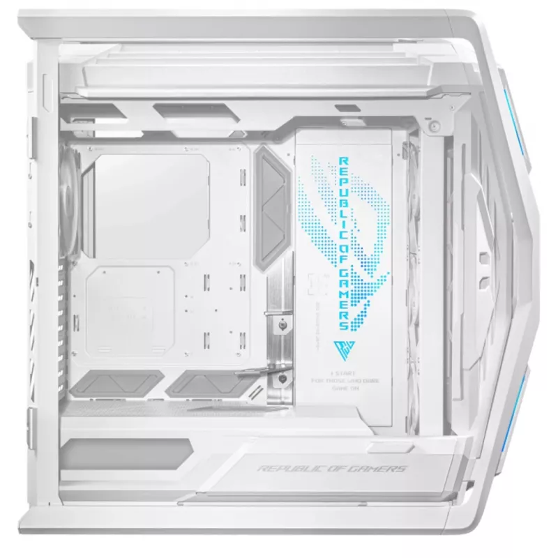ASUS ROG GR701 Hyperion White, PC, Weiß, ATX, EATX, micro ATX, Mini-ITX, Aluminium, Multi, Front
