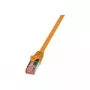 Netzwerkkabel LogiLink 1,5 m Cat.6 RJ-45 S/FTP Orange