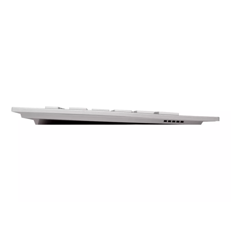 CHERRY DW 8000 Tastatur Maus enthalten Office RF Wireless QWERTZ Deutsch Silber, Weiß