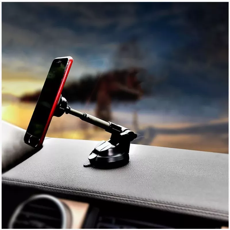 Handyhalter Tellur MUM Magnetic Saugnapf Verstellbar Schwarz — magnetisch verstellbare Handyhalterung