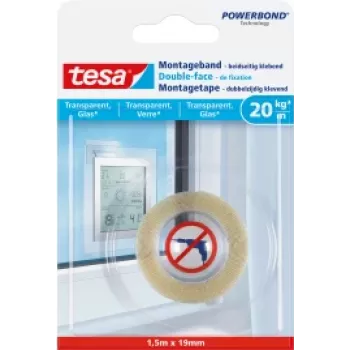 Montageband TESA 77740-00000 1,5 m Transparent 19 mm