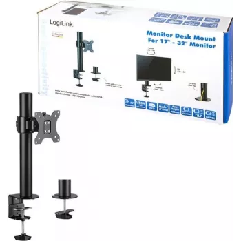 LogiLink Montagekit - für LCD-Display - Stahl - Schwarz - Bildschirmgröße: 43,2-81,3 cm (17-32)