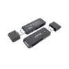 Kartenleser Unitek Y-9327A USB 3.2 Gen 1 Typ-A — MicroSD/SD, 2 Steckplätze, 5000 Mbit/s, schwarz