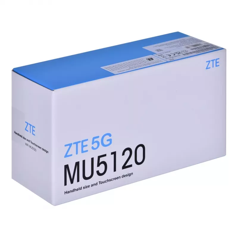 Cellular modem ZTE MU5120 5G — Touchscreen, 9800-mAh-Akku, Qualcomm SDX62, Dualband-WLAN, bis zu 64 Geräte