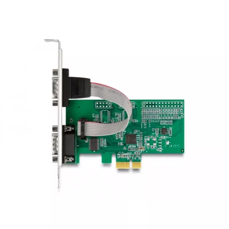 DeLOCK 89555 PCIe Serielle Adapterkarte - 2 x RS-232