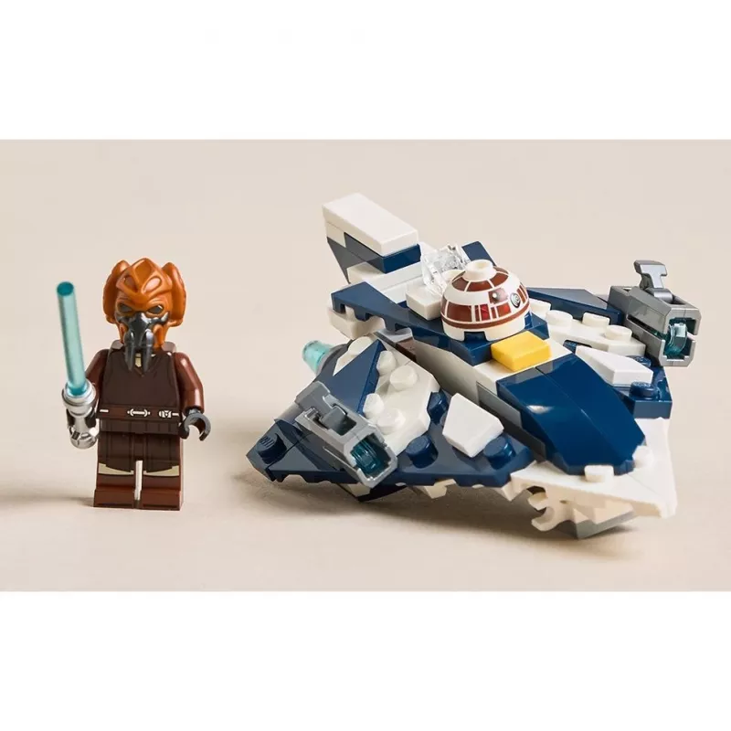 LEGO Microfighter Star Wars Plo Koons Jedi Starfighter 75400 — 89 Teile, 1 Minifigur, Alter 6+
