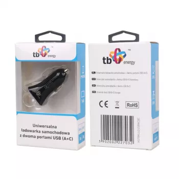 Universal Car Charger USB a+c Qc Tb ASTBXLU2USBACQC