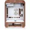PC-Gehäuse Thermaltake The Tower 600 Midi-Tower Mokka — ATX/Micro-ATX/Mini-ITX, gehärtetes Glas, 1x 3,5 Zoll + 2x 2,5 Zoll, 4x USB 3.2