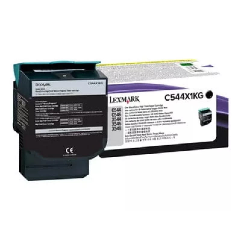 Lexmark C544X1KG - Tinte schwarz - für C544dn, C544dtn, C544dw, C544n, X544dn, X544dn RCS, X544dtn, X544dw, X544n
