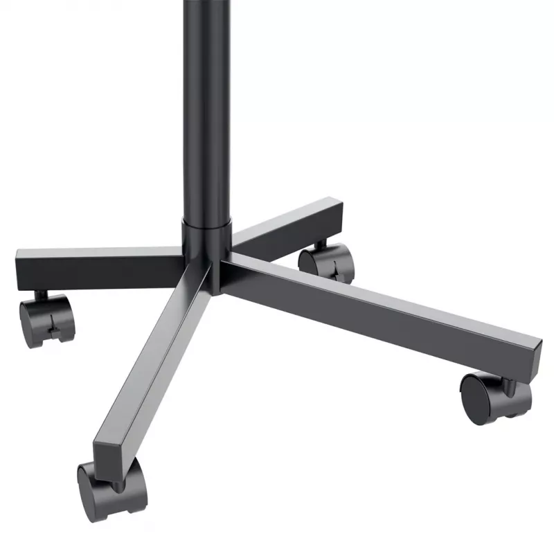 TV-Wagen MACLEAN MC-949 für 32–55 Zoll Fernseher, VESA 75×75–400×400 mm, max. Belastung 25 kg, Höhe 147–155 cm, Ablagefach, schwarz