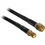 Koaxialkabel DeLOCK 10m SMA m/f CFD200 Schwarz