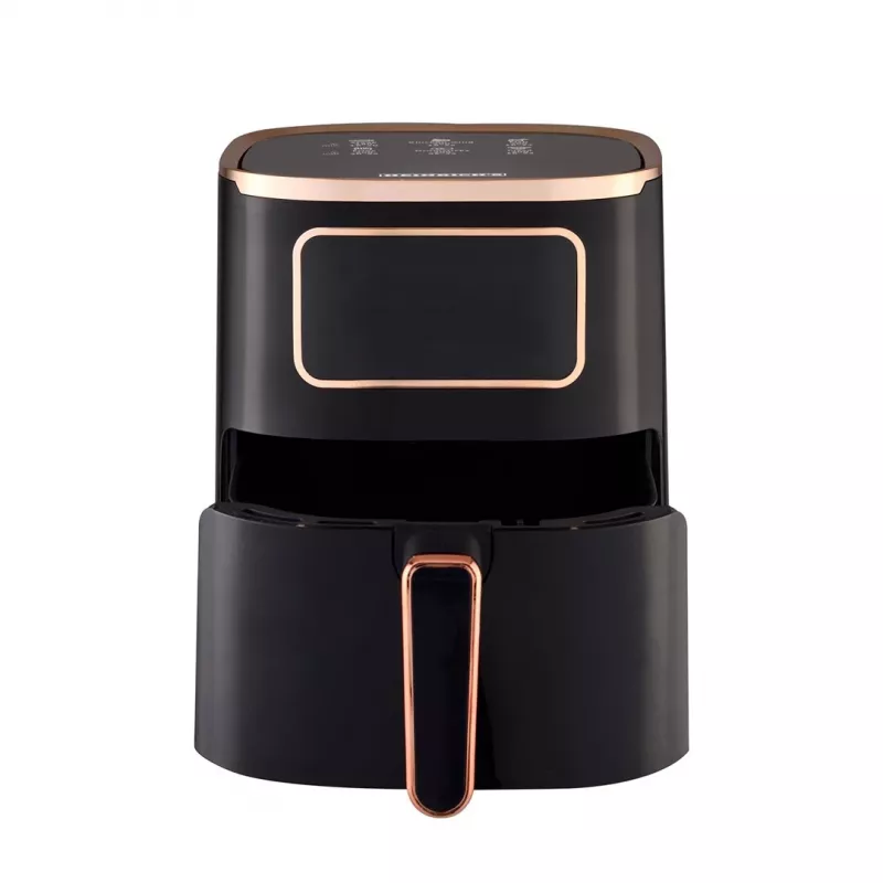 Heißluftfritteuse HEINRICH'S HFR 8216 — 5,0 L, 1450 W, Schwarz, LED, Touch-Steuerung