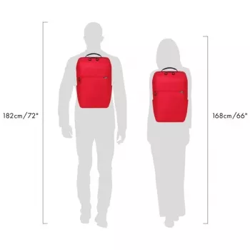 Freizeit-Rucksack DICOTA D32121-RPET Rot Polyester rPET