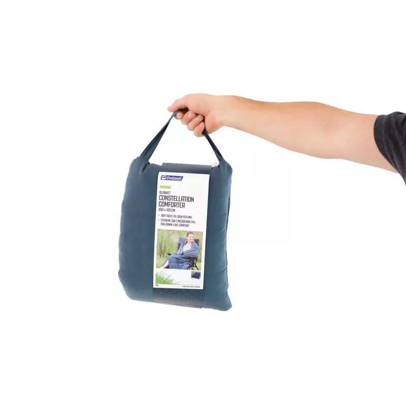 Campingdecke Outwell 230466 — Blau, Nylon/Polyester, 120 cm x 200 cm, 900 g