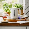 Elektrischer Wasserkocher Adler AD 1379w — 1,7 L, bis zu 2200 W, weiß, 360°-Sockel, Polypropylen