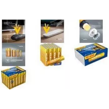 Alkaline AAA-Batterien Varta Longlife Cube 12er-Pack (Modell 04103 301 132)